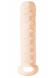 Телесный фаллоудлинитель Homme Long - 13,5 см. - Lola Games - в Новокуйбышевске купить с доставкой