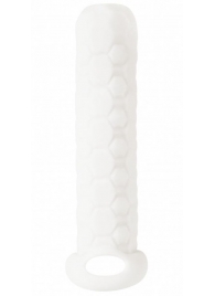 Белый фаллоудлинитель Homme Long - 13,5 см. - Lola Games - в Новокуйбышевске купить с доставкой