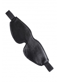 Черная маска Anonymo из искусственной кожи - ToyFa - купить с доставкой в Новокуйбышевске