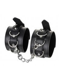 Черные оковы Anonymo из искусственной кожи - ToyFa - купить с доставкой в Новокуйбышевске