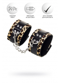 Наручники Anonymo с анималистическим принтом - ToyFa - купить с доставкой в Новокуйбышевске