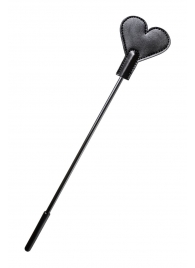 Черный стек со шлепком в форме сердца Anonymo - 35 см. - ToyFa - купить с доставкой в Новокуйбышевске