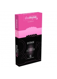 Презервативы с точками и рёбрышками DOMINO Classic Extase - 6 шт. - Domino - купить с доставкой в Новокуйбышевске