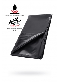 Черная простыня для секса из ПВХ - 220 х 200 см. - ToyFa - купить с доставкой в Новокуйбышевске