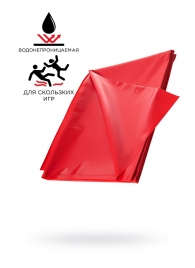 Красная простыня для секса из ПВХ - 220 х 200 см. - ToyFa - купить с доставкой в Новокуйбышевске