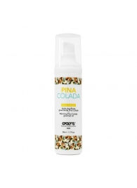 Разогревающее массажное масло с ароматом пина колада Gourmet Pina Colada - 50 мл. - Exsens - купить с доставкой в Новокуйбышевске