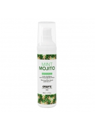 Разогревающее массажное масло с ароматом мохито Gourmet Mint Mojito - 50 мл. - Exsens - купить с доставкой в Новокуйбышевске