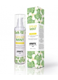 Разогревающее массажное масло Gourmet Spearmint Organic с органическими ингредиентами - 50 мл. - Exsens - купить с доставкой в Новокуйбышевске