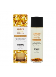 Органическое массажное масло AMBER JOJOBA - 100 мл. - Exsens - купить с доставкой в Новокуйбышевске