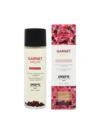 Органическое массажное масло GARNET ARGAN - 100 мл. - Exsens - купить с доставкой в Новокуйбышевске
