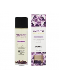 Органическое массажное масло AMETHYST SWEET ALMOND - 100 мл. - Exsens - купить с доставкой в Новокуйбышевске