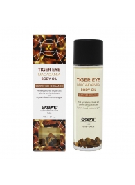 Органическое массажное масло TIGER EYE MACADAMIA - 100 мл. - Exsens - купить с доставкой в Новокуйбышевске