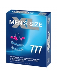 Стимулирующая насадка на пенис MEN SIZE 777 - Sitabella - в Новокуйбышевске купить с доставкой