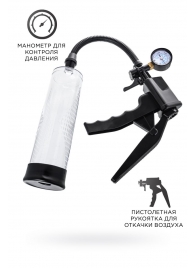 Прозрачная механическая помпа для пениса Viggo - Sexus - в Новокуйбышевске купить с доставкой