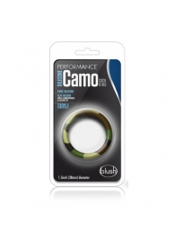 Эрекционное кольцо камуфляжной расцветки Silicone Camo Cock Ring - Blush Novelties - в Новокуйбышевске купить с доставкой