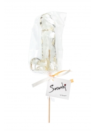 Прозрачный леденец в форме пениса со вкусом пина колада - Sosuчki - купить с доставкой в Новокуйбышевске