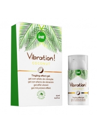 Возбуждающий гель с ароматом кокоса Vibration Coconut - 15 мл. - INTT - купить с доставкой в Новокуйбышевске