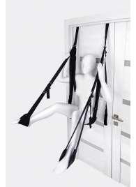 Черные секс-качели на дверь Anonymo №0505 - ToyFa - купить с доставкой в Новокуйбышевске