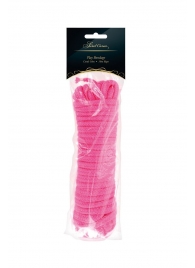 Розовая веревка для связывания Sweet Caress Rope - 10 метров - Sweet Caress - купить с доставкой в Новокуйбышевске