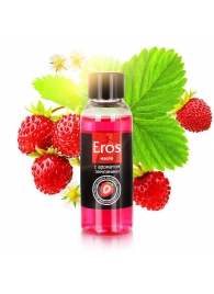 Массажное масло Eros fantasy с ароматом земляники - 50 мл. - Биоритм - купить с доставкой в Новокуйбышевске