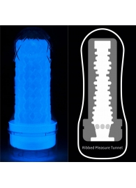 Светящийся в темноте мастурбатор Lumino Play Masturbator Ribbed - Lovetoy - в Новокуйбышевске купить с доставкой