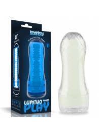 Светящийся в темноте мастурбатор Lumino Play Masturbator Ribbed - Lovetoy - в Новокуйбышевске купить с доставкой