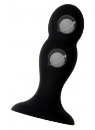 Черная анальная втулка Hidro M - 10,5 см. - Erotist Adult Toys
