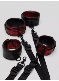 Изысканный набор фиксаций на кровати Reversible Under Mattress Restraint Set - Fifty Shades of Grey - купить с доставкой в Новокуйбышевске