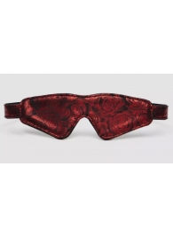 Двусторонняя красно-черная маска на глаза Reversible Faux Leather Blindfold - Fifty Shades of Grey - купить с доставкой в Новокуйбышевске