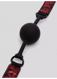 Кляп-шар на двусторонних ремешках Reversible Silicone Ball Gag - Fifty Shades of Grey - купить с доставкой в Новокуйбышевске