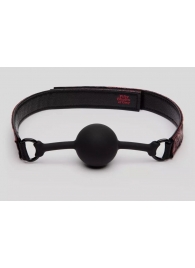 Кляп-шар на двусторонних ремешках Reversible Silicone Ball Gag - Fifty Shades of Grey - купить с доставкой в Новокуйбышевске