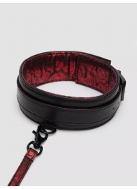 Стильный ошейник с поводком Reversible Faux Leather Collar and Lead - Fifty Shades of Grey - купить с доставкой в Новокуйбышевске
