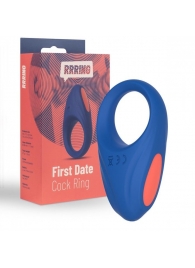 Синее эрекционное кольцо RRRING First Date Cock Ring - FeelzToys - в Новокуйбышевске купить с доставкой