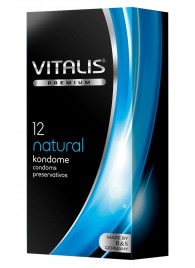Классические презервативы VITALIS PREMIUM natural - 12 шт. - Vitalis - купить с доставкой в Новокуйбышевске