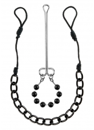 Интимные украшения с бусинами NIPPLE   CLIT JEWELRY - Pipedream - купить с доставкой в Новокуйбышевске
