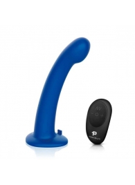 Синяя насадка Remote Control P-Spot G-Spot с черными трусиками - 20 см. - Pegasus - купить с доставкой в Новокуйбышевске