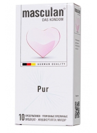 Супертонкие презервативы Masculan Pur - 10 шт. - Masculan - купить с доставкой в Новокуйбышевске