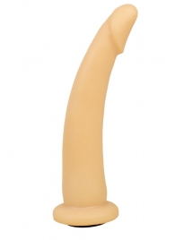 Телесная гладкая насадка-фаллоимитатор Harness - 20 см. - LOVETOY (А-Полимер) - купить с доставкой в Новокуйбышевске