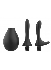 Черный анальный душ Nexus Anal Douche Set с 2 сменными насадками - Nexus Range - купить с доставкой в Новокуйбышевске