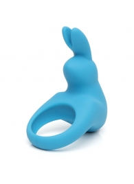 Голубое эрекционное виброкольцо Happy Rabbit Rechargeable Rabbit Cock Ring - Happy Rabbit - в Новокуйбышевске купить с доставкой
