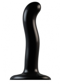 Черный фаллоимитатор-насадка Strap-On-Me P G spot Dildo size S - 16,4 см. - Strap-on-me - купить с доставкой в Новокуйбышевске