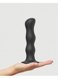 Черная насадка Strap-On-Me Dildo Geisha Balls size XL - Strap-on-me - купить с доставкой в Новокуйбышевске