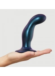 Темно-синяя насадка Strap-On-Me Dildo Plug Snaky size M - Strap-on-me - купить с доставкой в Новокуйбышевске
