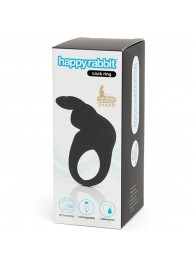 Черное эрекционное виброкольцо Happy Rabbit Rechargeable Rabbit Cock Ring - Happy Rabbit - в Новокуйбышевске купить с доставкой