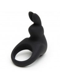 Черное эрекционное виброкольцо Happy Rabbit Rechargeable Rabbit Cock Ring - Happy Rabbit - в Новокуйбышевске купить с доставкой
