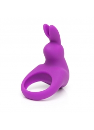 Фиолетовое эрекционное виброкольцо Happy Rabbit Rechargeable Rabbit Cock Ring - Happy Rabbit - в Новокуйбышевске купить с доставкой
