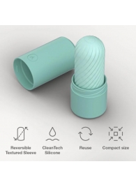 Мятный двусторонний мастурбатор Arcwave Ghost Pocket Stroker - Arcwave - в Новокуйбышевске купить с доставкой