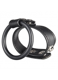 Двойное кольцо выносливости на пенис DUAL STAMINA RING - BlueLine - в Новокуйбышевске купить с доставкой