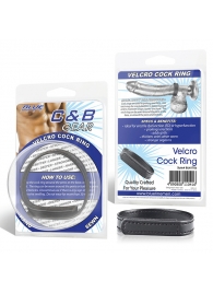 Кольцо на пенис из искусственной кожи на липучке VELCRO COCK RING - 5 см. - BlueLine - в Новокуйбышевске купить с доставкой