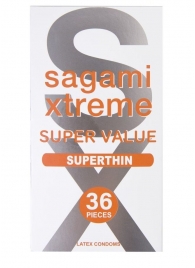 Ультратонкие презервативы Sagami Xtreme Superthin - 36 шт. - Sagami - купить с доставкой в Новокуйбышевске